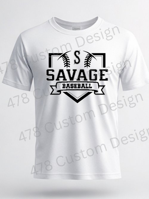 Georgia Savage Baseball 9u- Design 16