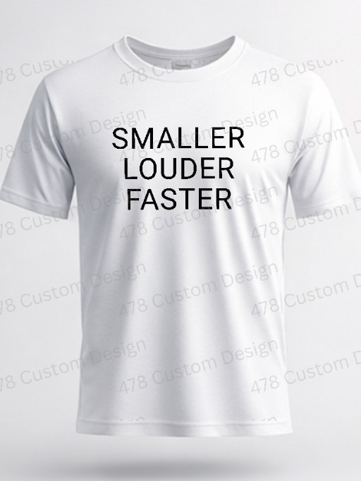 Sibling Shirt- Smaller, Louder, Faster