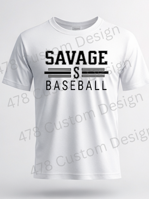 Georgia Savage Baseball 9u- Design 17