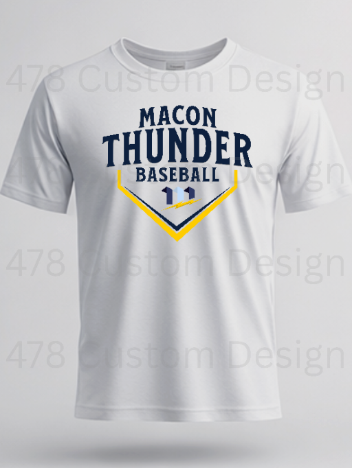 Macon Thunder Baseball- Design 5