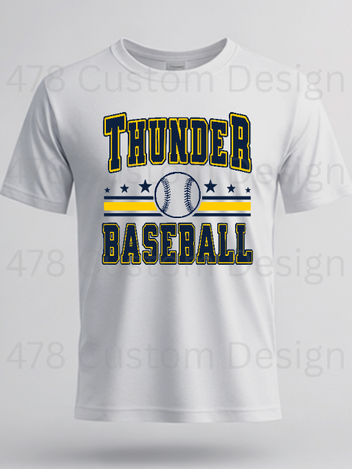 Macon Thunder Baseball- Design 8