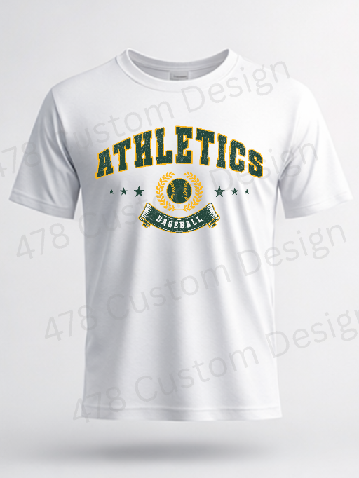 WRALL-Athletics Baseball- Design 2