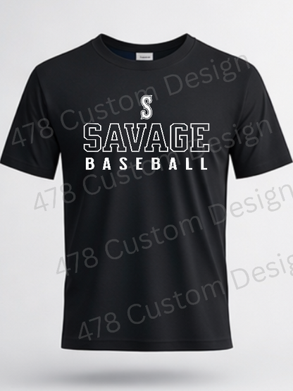 Georgia Savage Baseball 9u- Design 18