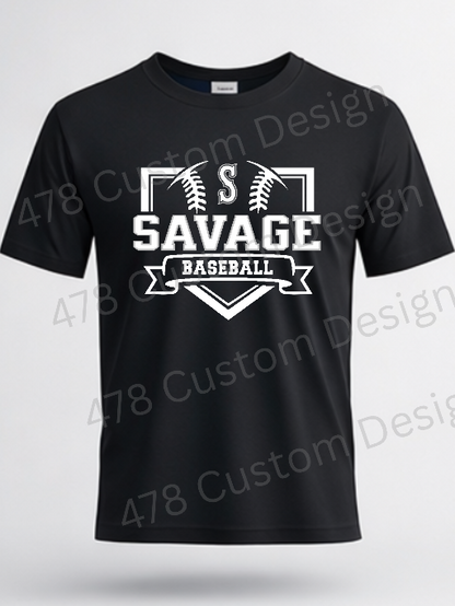 Georgia Savage Baseball 9u- Design 16