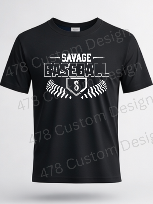 Georgia Savage Baseball 9u- Design 15