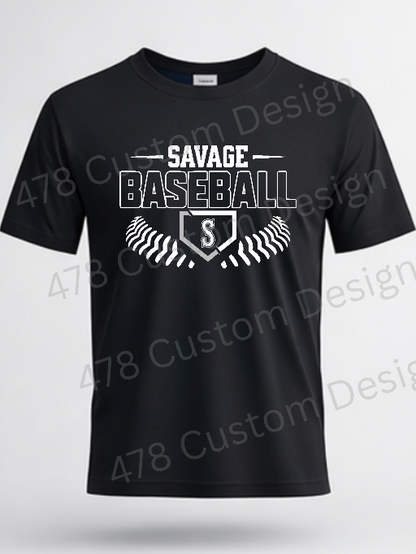 Georgia Savage Baseball 9u- Design 15