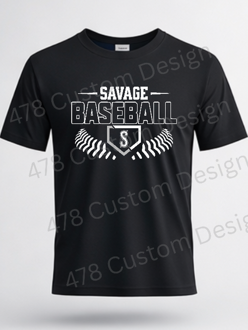 Georgia Savage Baseball 9u- Design 15