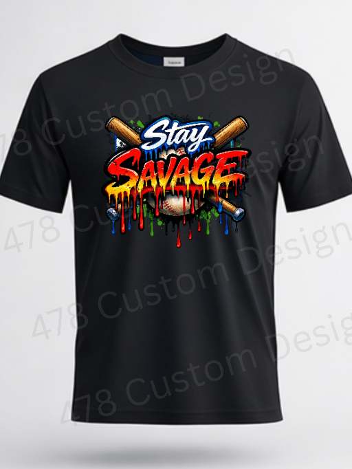 Georgia Savage Baseball 9u- Design 10