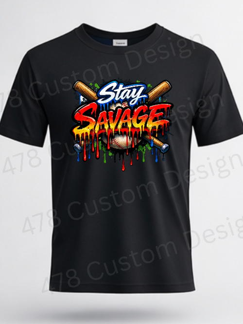Georgia Savage Baseball 9u- Design 10