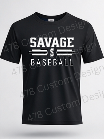 Georgia Savage Baseball 9u- Design 17