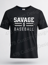Georgia Savage Baseball 9u- Design 17