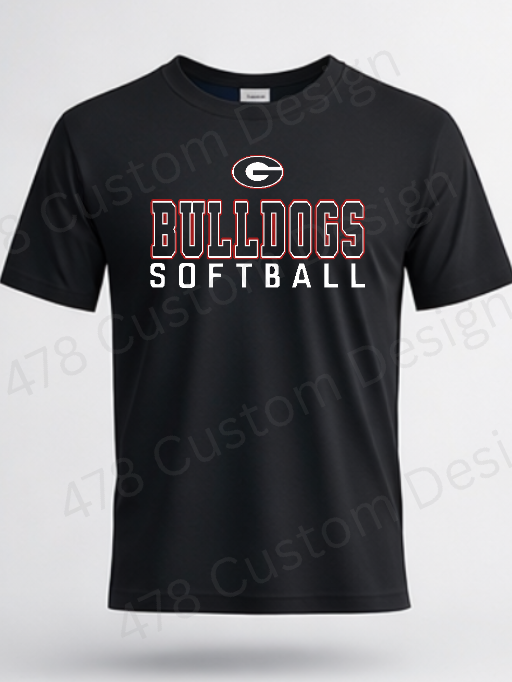 WRALL-GA Bulldogs Softball-Design 1
