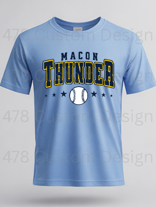 Macon Thunder Baseball- Design 9
