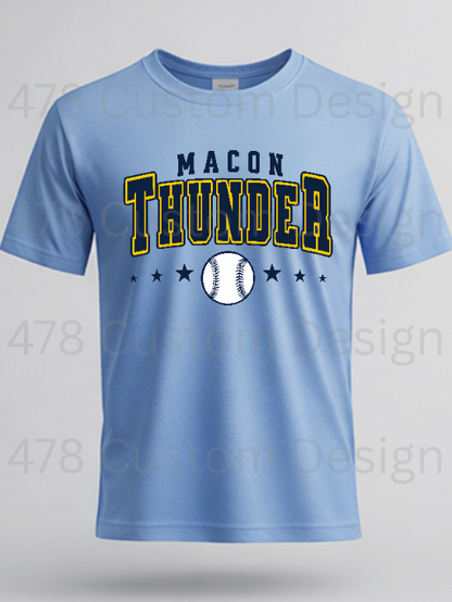 Macon Thunder Baseball- Design 9