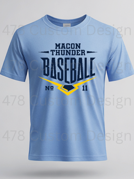 Macon Thunder Baseball- Design 11