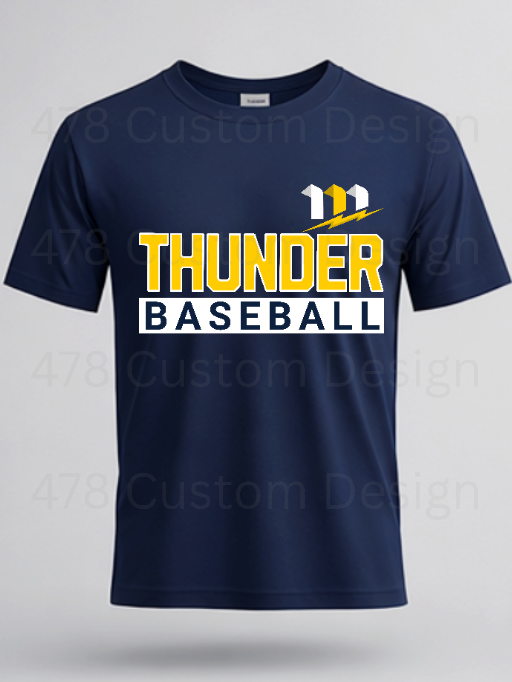Macon Thunder Baseball- Design 10