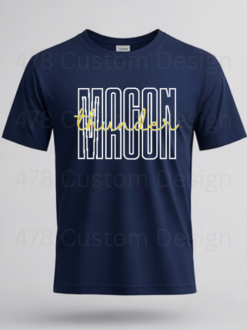 Macon Thunder Baseball- Design 4