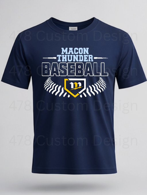 Macon Thunder Baseball- Design 6
