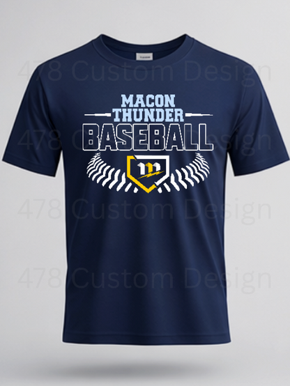 Macon Thunder Baseball- Design 6