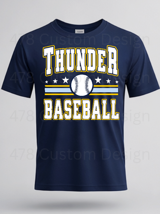 Macon Thunder Baseball- Design 8