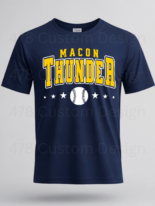 Macon Thunder Baseball- Design 9