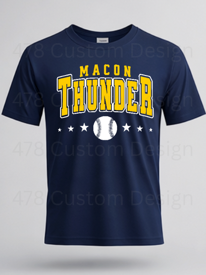 Macon Thunder Baseball- Design 9