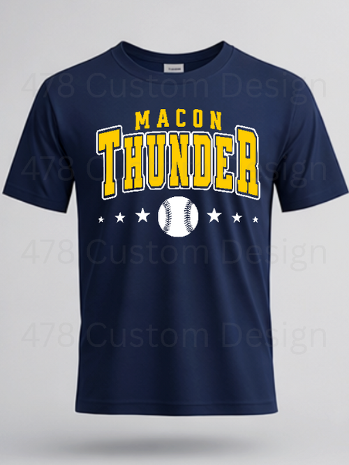 Macon Thunder Baseball- Design 9