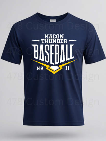 Macon Thunder Baseball- Design 11
