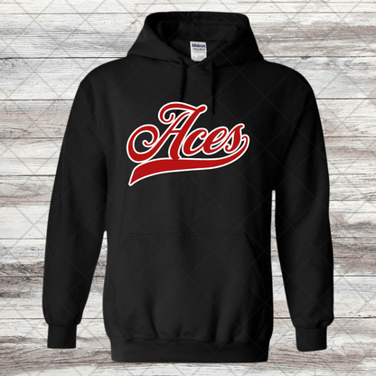 Aces- Design 3- Sweatshirts & Hoodies