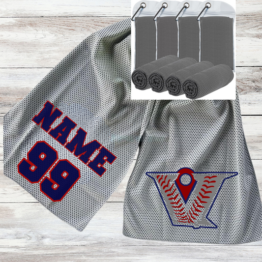 Velocity Baseball- Custom Cooling Towel