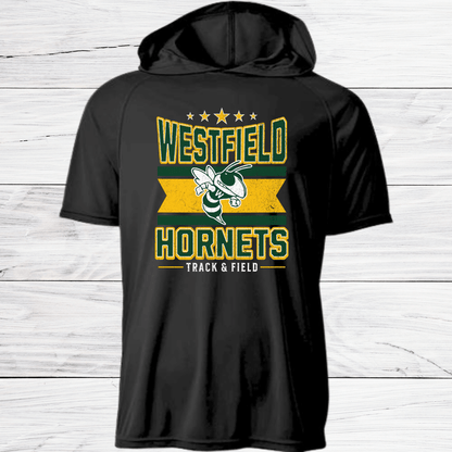 Westfield Design-Track & Field- Dri Fit Shirt w/ Hoods-Short and Long Sleeve