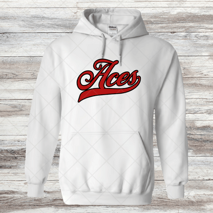 Aces- Design 3- Sweatshirts & Hoodies