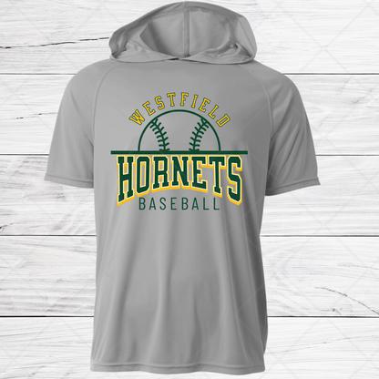 Westfield Baseball-Design A- Dri Fit Shirt w/ Hoods-Short and Long Sleeve