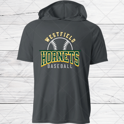 Westfield Baseball-Design A- Dri Fit Shirt w/ Hoods-Short and Long Sleeve