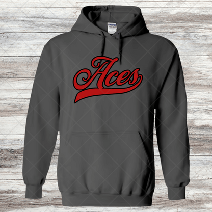 Aces- Design 3- Sweatshirts & Hoodies