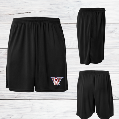 Velocity Baseball Youth Shorts w/ Pockets 5" Inseam