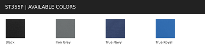 ST355P supplier available color swatches