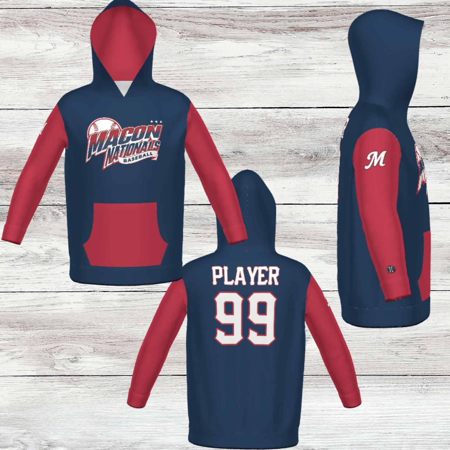 Fully Sublimated Hoodie-NOTE- Can take a few weeks for this.