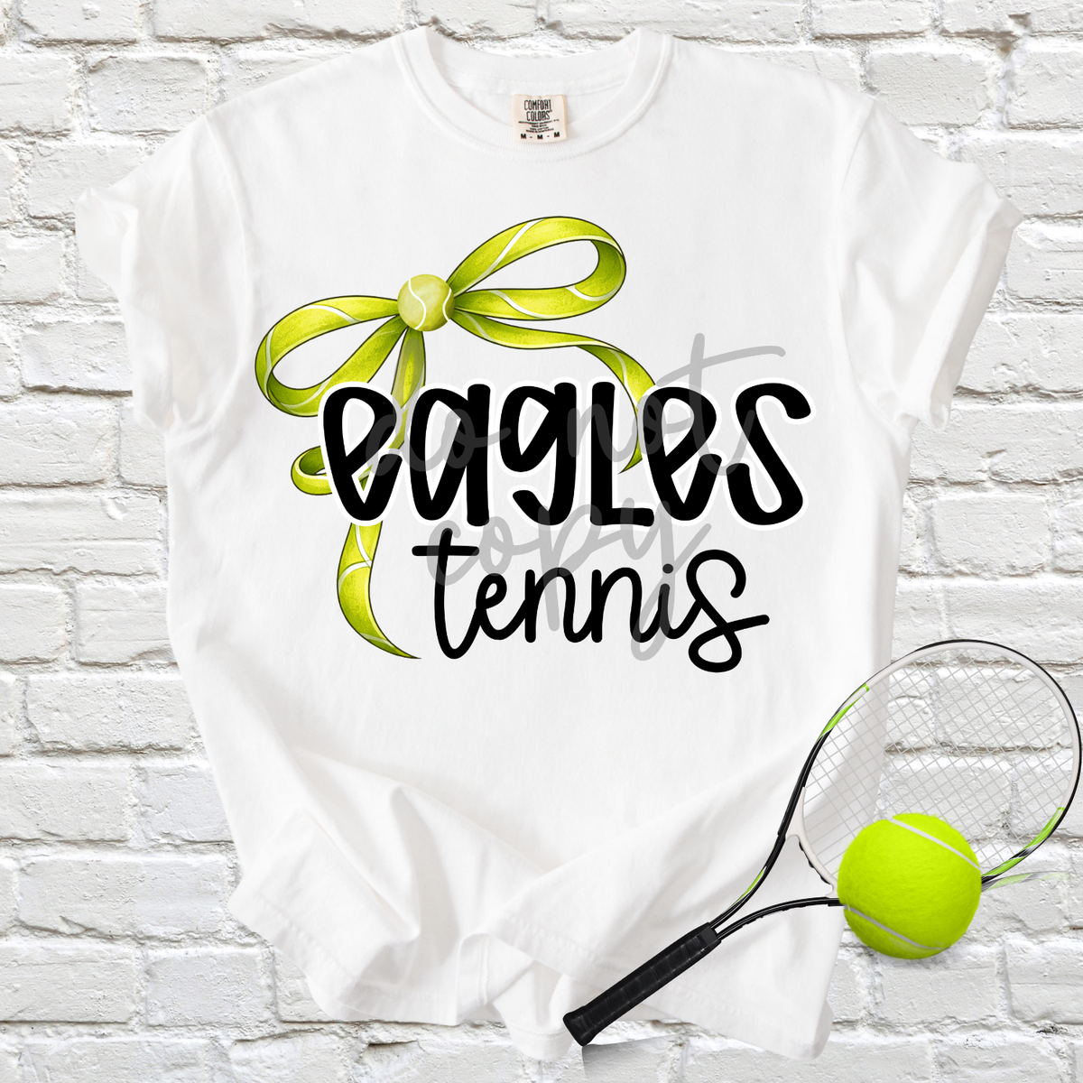 Custom Thin Tennis Bow Top — design example 1