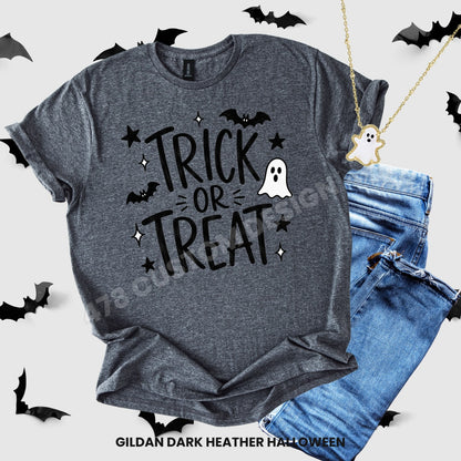 Halloween- Trick or Treat- Black & White