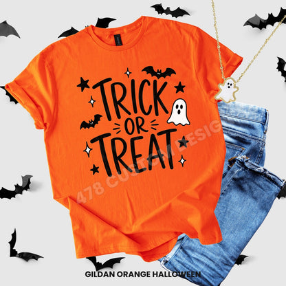 Halloween- Trick or Treat- Black & White