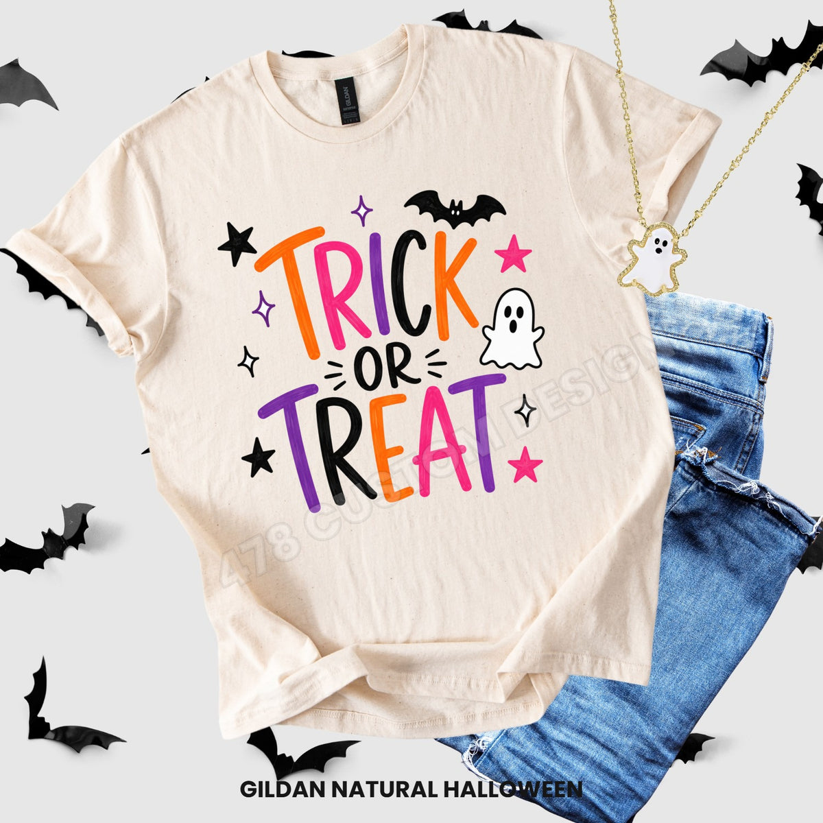 Halloween- Trick or Treat- Colorful
