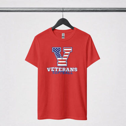 Veterans Softball- V design