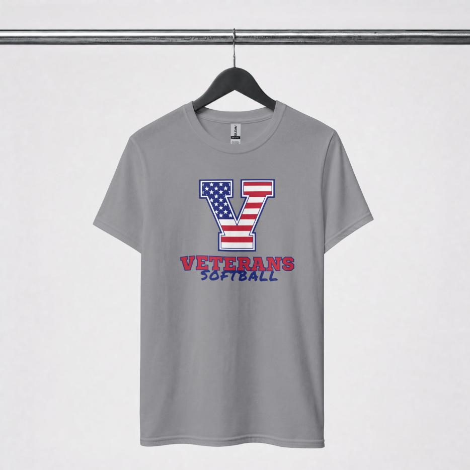 Veterans Softball- V design
